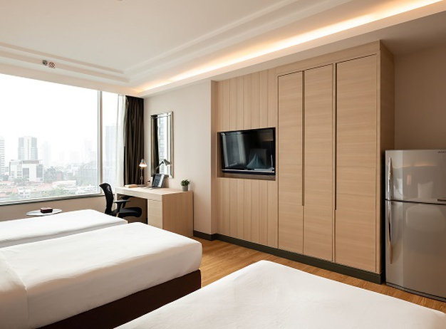 トリプルシングルルーム Resort Hotel ジャスミンリゾートホテル en バンコク