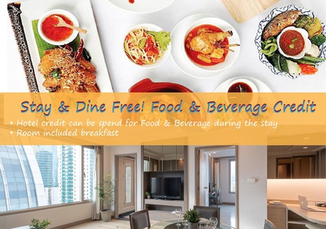 Stay&Dine Offer  Free Food & Beverage Credit Jasmine ジャスミンシティーホテル en バンコク